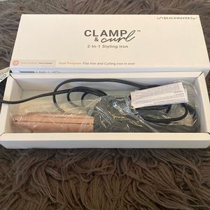Beachwaver Clam & Curl 2 in 1 styling iron